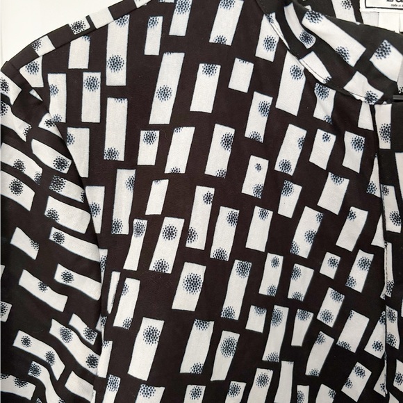 ZURI Bric a Brak Black and White Geometric Dress MEDIUM/LONG - Picture 7 of 9